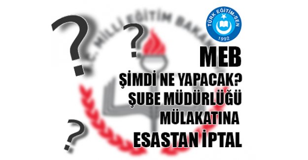 MEB Şube Müdürlüğünde Ne Yapacak?