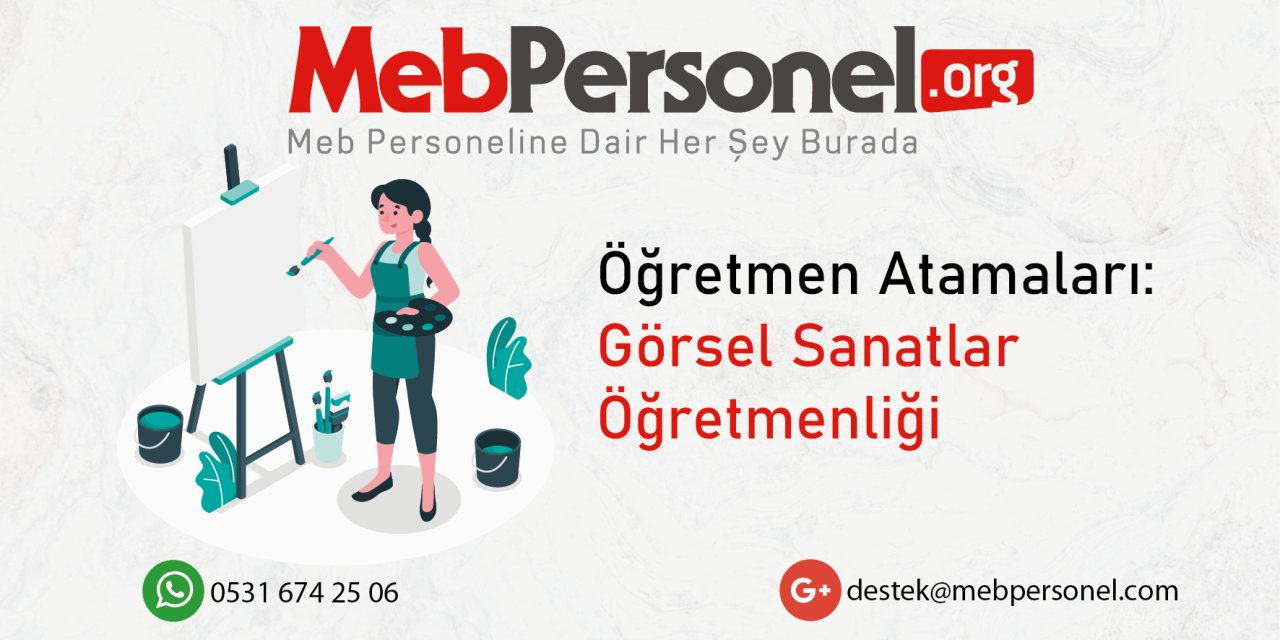 2025 Öğretmen Atamaları Görsel Sanatlar Branşı Tahmini Kontenjan Sayısı ve Beklentiler