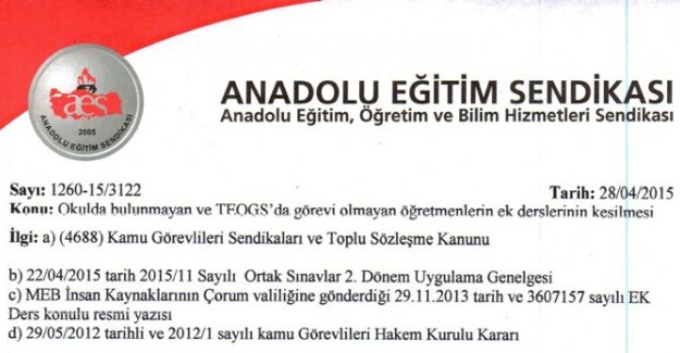 TEOG Sınavında Angarya Görev İçin MEB'e Başvuru