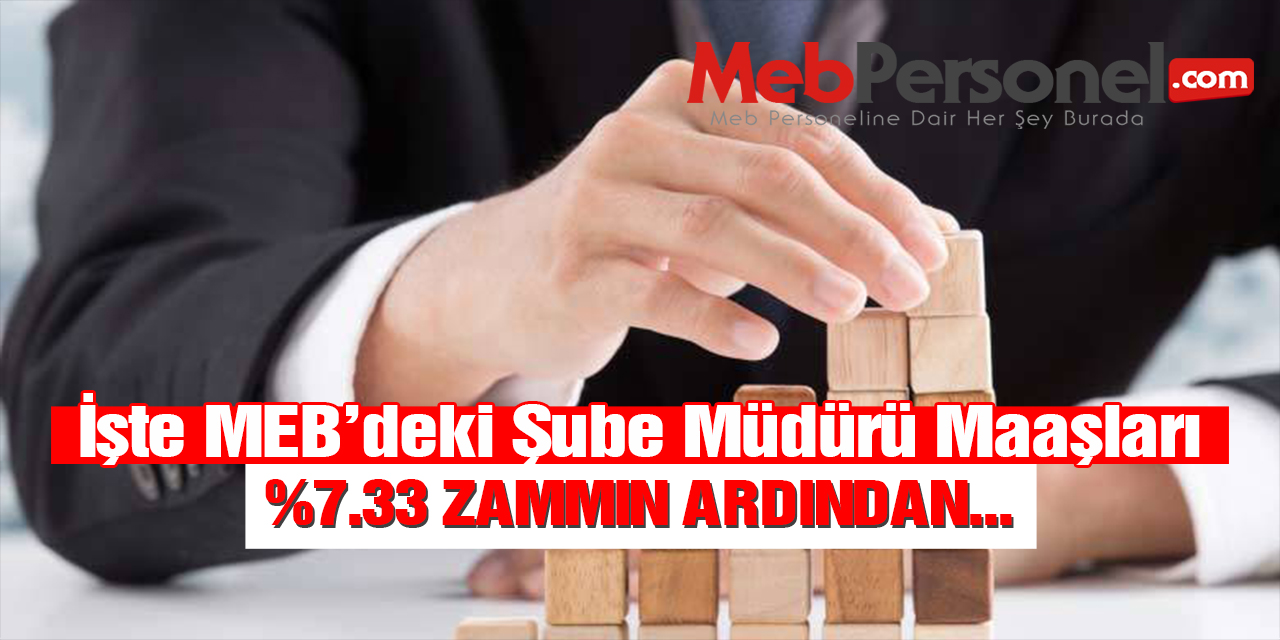 MEB Şube Müdürlerinin 2021 Maaşı Açıklandı