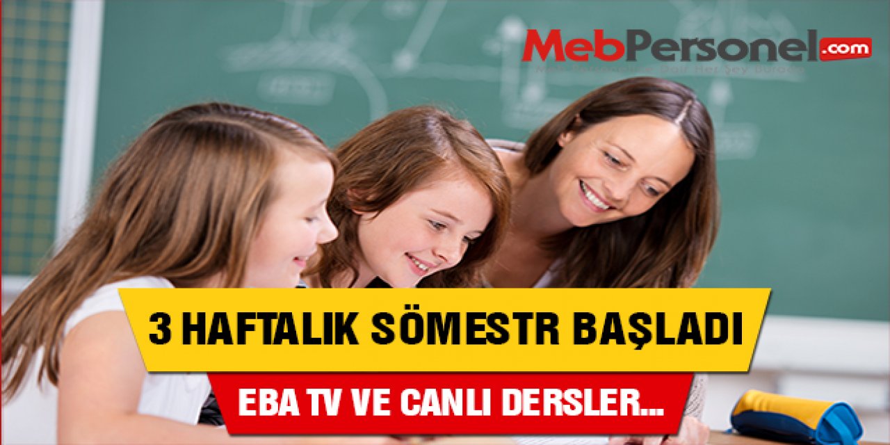 Sömestr'da Canlı Ders ve EBA TV Dersleri Olacak mı?