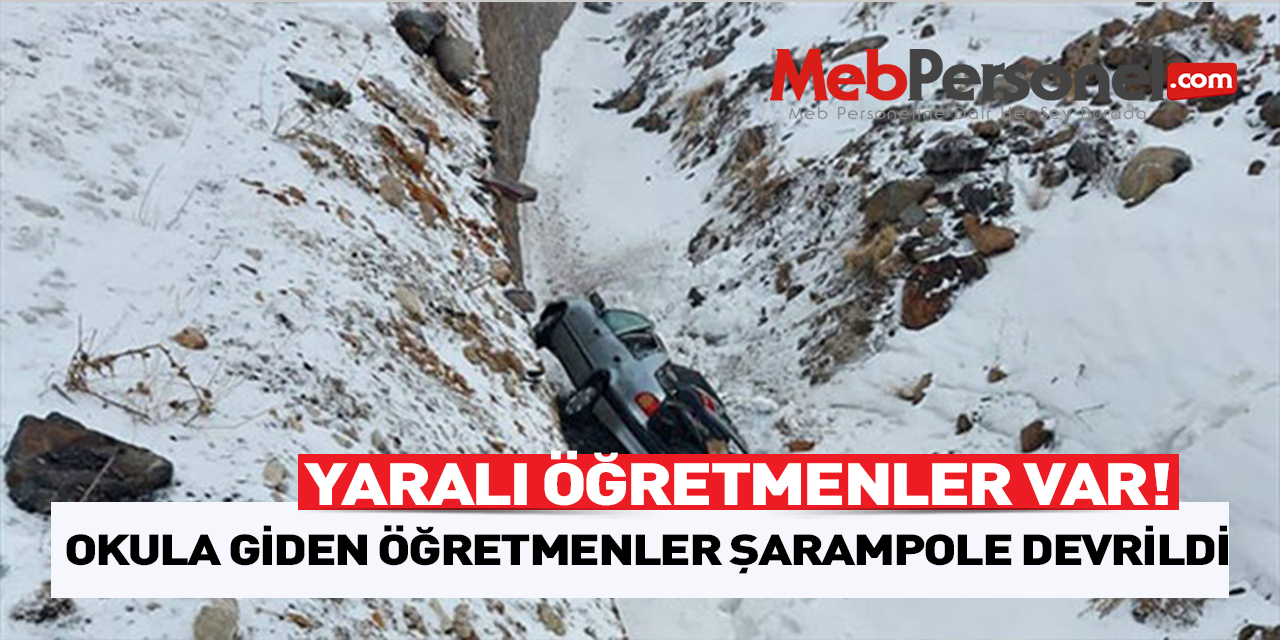 Öğretmenler Kaza Yaptı, Yaralılar Var!