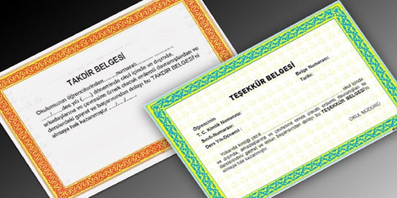 Öğrenciler Dikkat! Takdir ve Teşekkür Belgesi Kime Verilecek? Hesaplama Nasıl Yapılır!