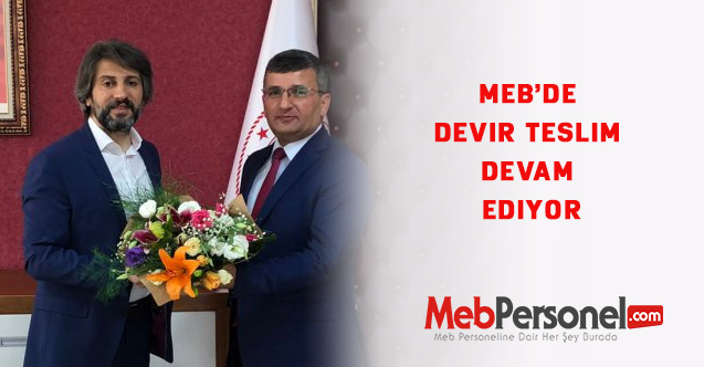 MEB'de Genel Müdürlük Devir Teslim Töreni Yapıldı.