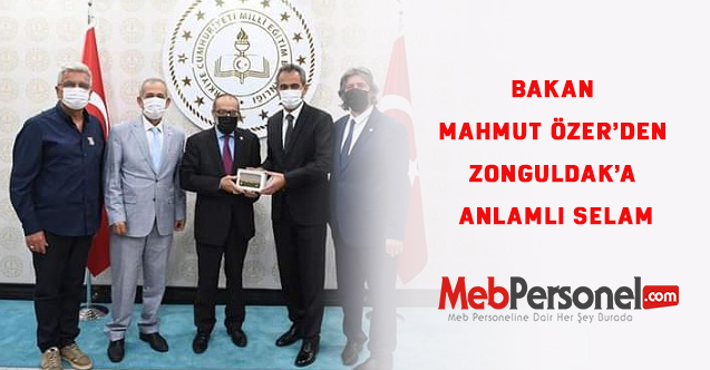 MEB Bakan'ı Mahmut Özer’den Zonguldak’a anlamlı selam