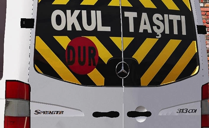 Okul servisi uzun namlulu silahlarla tarandı