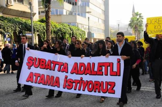 İzmir şubat ayında adaletli atama istedi