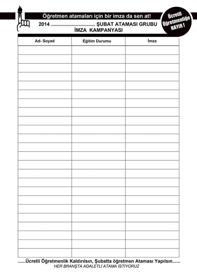 Atama Bekleyen Öğretmenlerden Yeni Atak