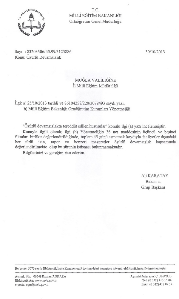 MEB; 45 gün devamsızlıkta taviz yok
