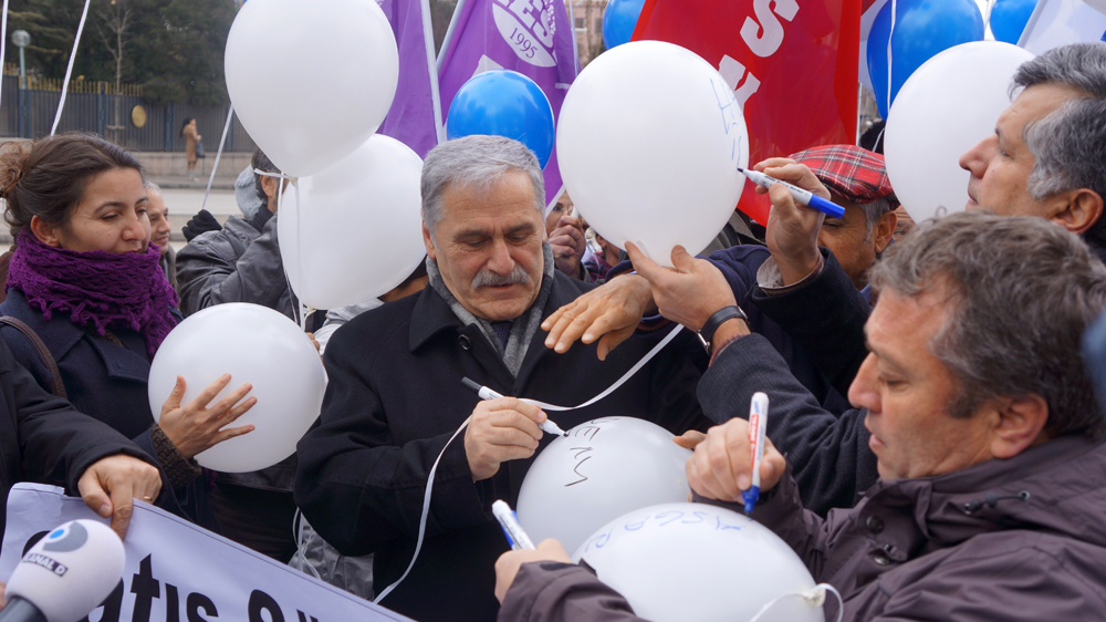 KESK'ten Meclis önünde bütçe eylemi