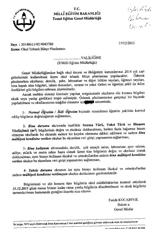 MEB'DEN MÜDÜRLERE SON UYARI