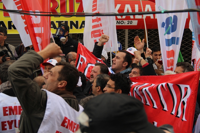 EĞİTİM İŞ’E ANKARA’DA GAZLI MÜDAHALE