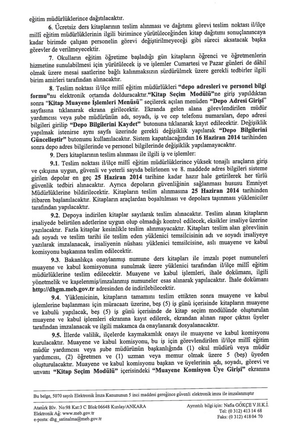 Ücretsiz Ders Kitapları Yazısı