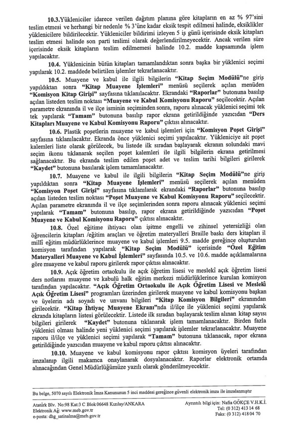 Ücretsiz Ders Kitapları Yazısı