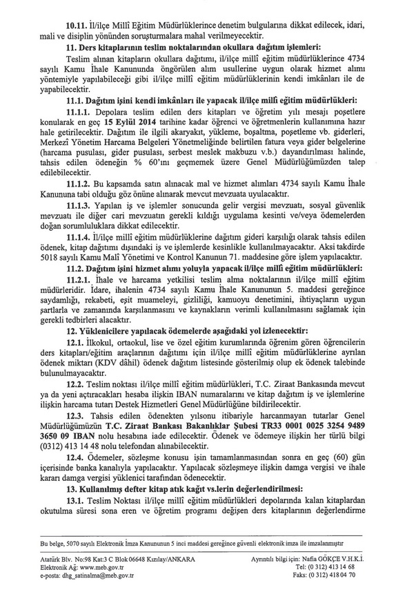 Ücretsiz Ders Kitapları Yazısı