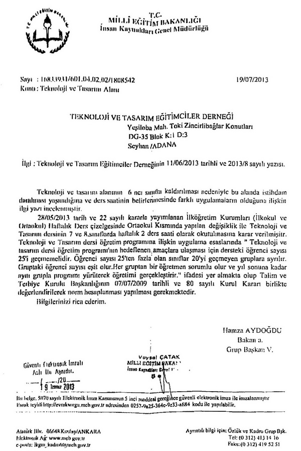 Teknoloji ve tasarım öğretmeni norm kadrosu nasıl belirlenir?