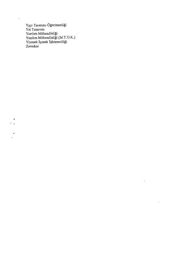 Mesleki ve teknik eğitim yapan programlar