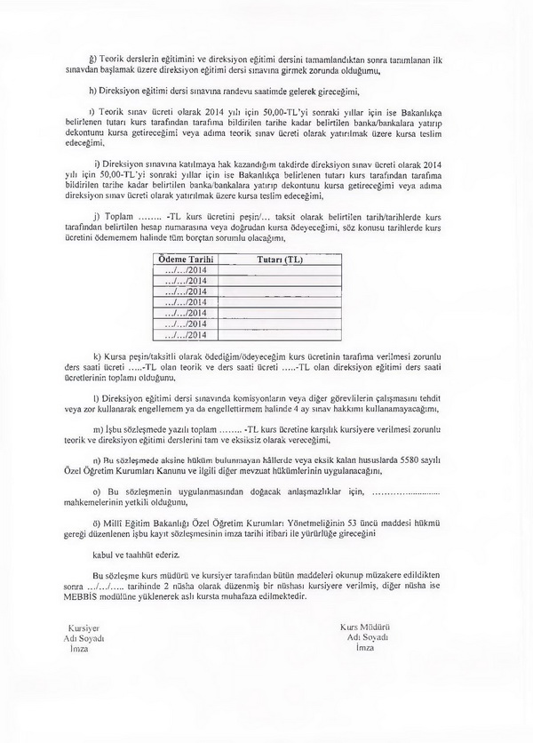 MEB'den MTSK ile ilgili açıklama