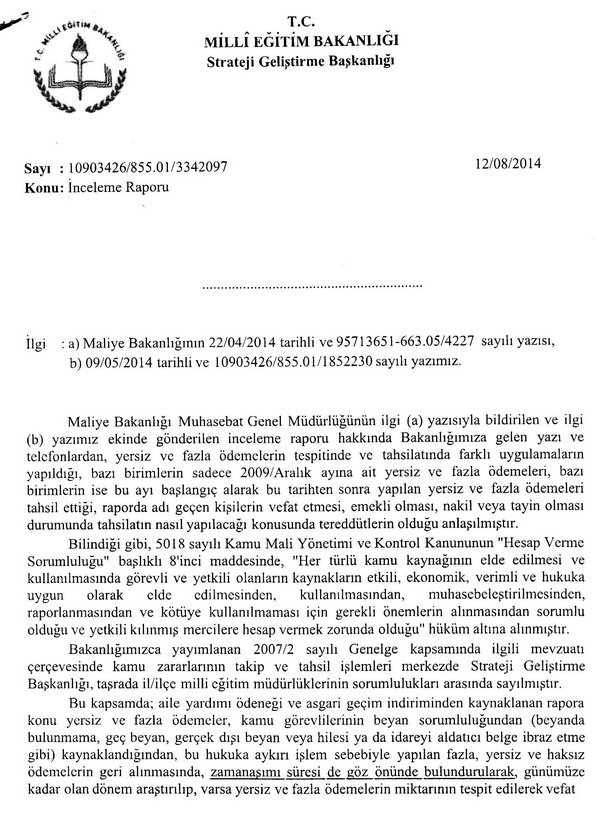 MEB'den hatalı ödemeler hakkında açıklama