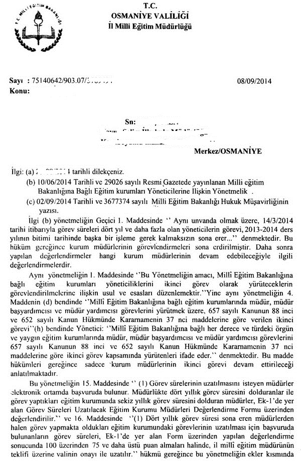 BEDK: Okul müdürleri, puanlarını öğrenebilir