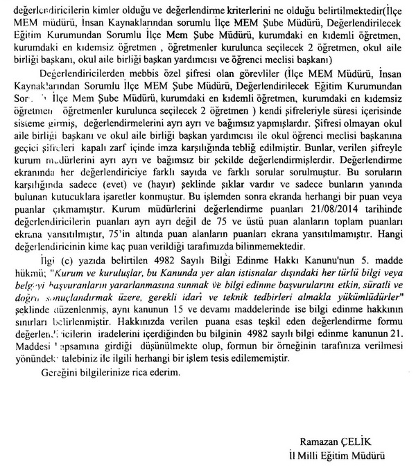 BEDK: Okul müdürleri, puanlarını öğrenebilir