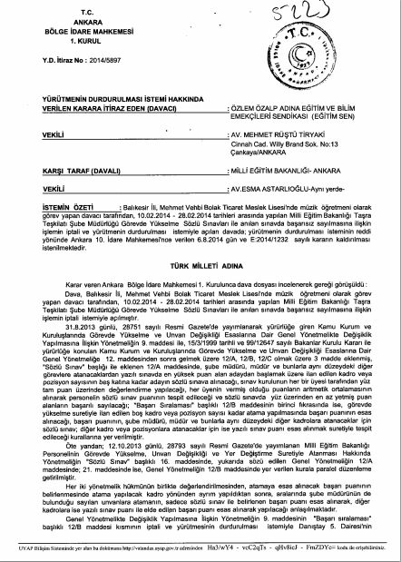 MEB, Şube Müdürlüğü Atamalarını İptal Ediyor.