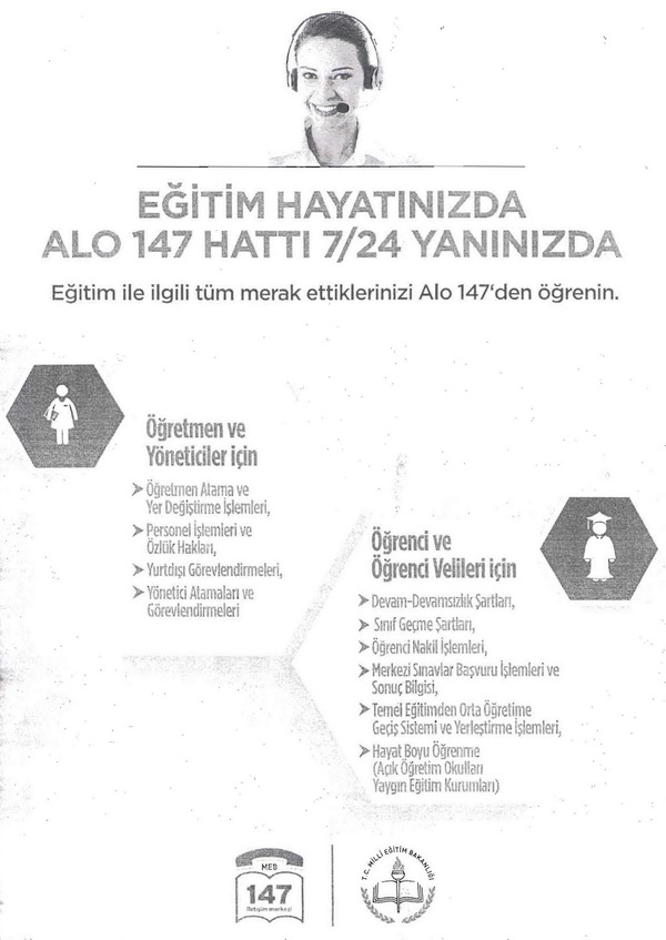 ALO 147, BİLGİLENDİRME HATTI OLDU
