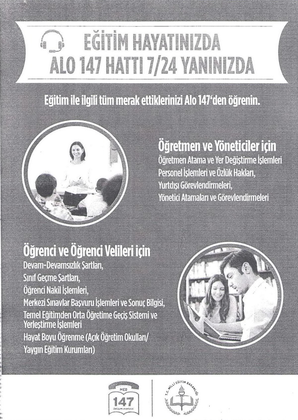 ALO 147, BİLGİLENDİRME HATTI OLDU