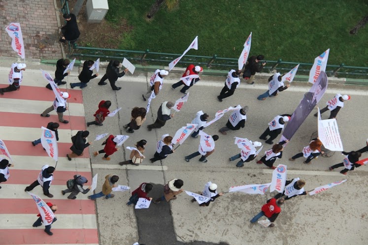 LAİK EĞİTİM VE EMEĞE SAYGI YÜRÜYÜŞÜ BURSA’DA