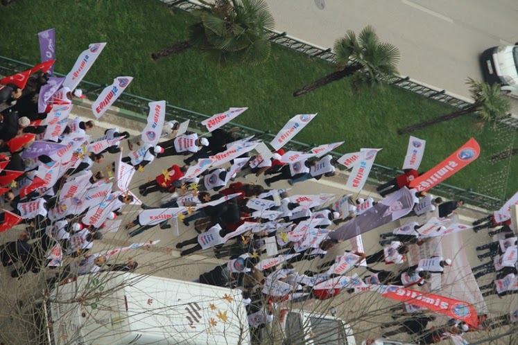 LAİK EĞİTİM VE EMEĞE SAYGI YÜRÜYÜŞÜ BURSA’DA