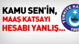 Kamu Sen'den Maaş Katsayısı Açıklaması