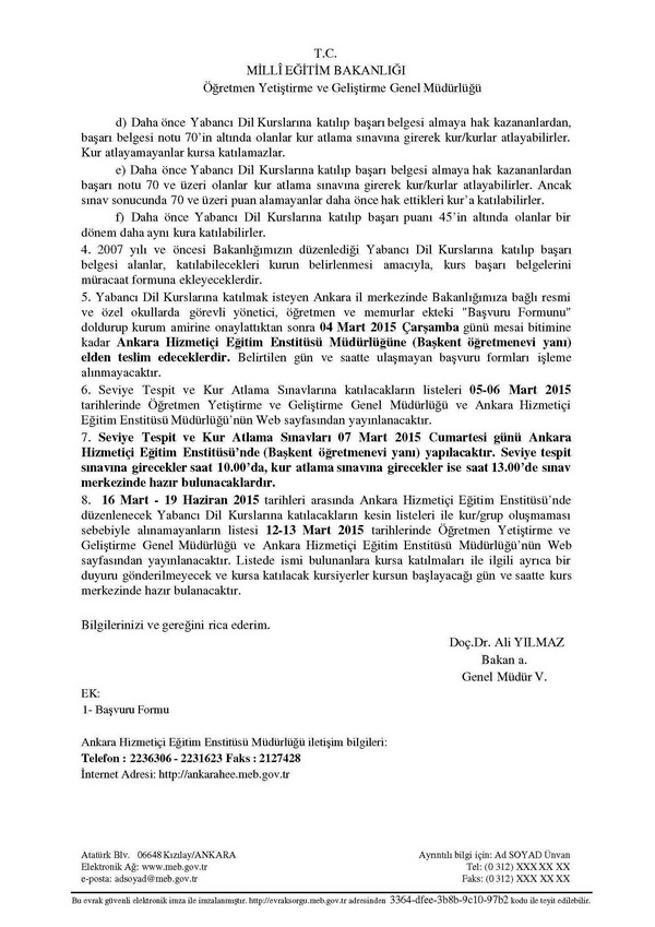 MEB, ingilizce pratik konuşma kursu düzenleyecek