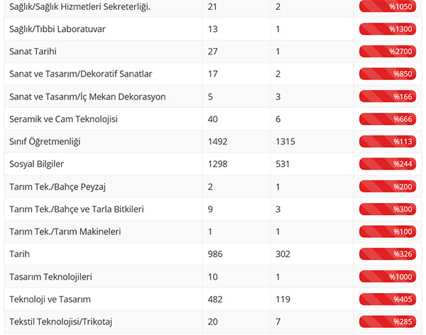 12 Branşta Yeterli Öğretmen Başvurusu Yok