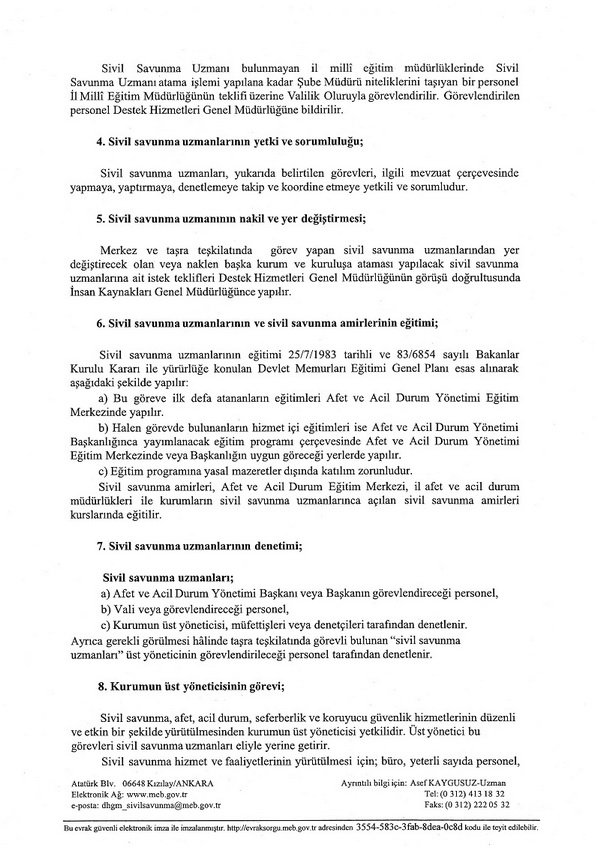 MEB'den 2 Yeni Genelge