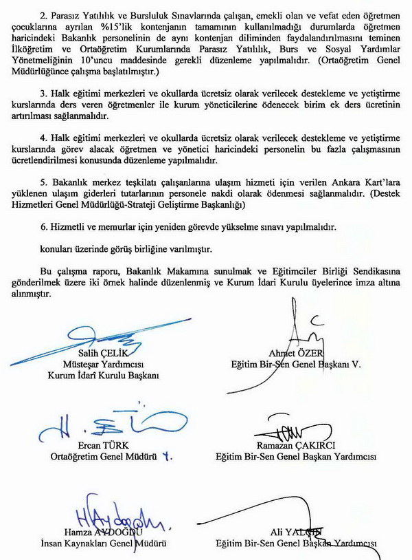 Ekim 2014 Kurum İdari Kurulu Çalışma Raporu