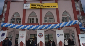 Emine Erdoğan ve Nabi Avcı, Lise Açılış Törenine Katıldılar