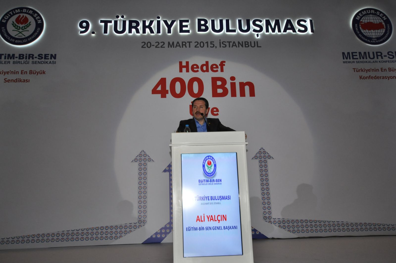 Eğitim Bir Sen ‘400 bin üye hedefi’ ile toplandı