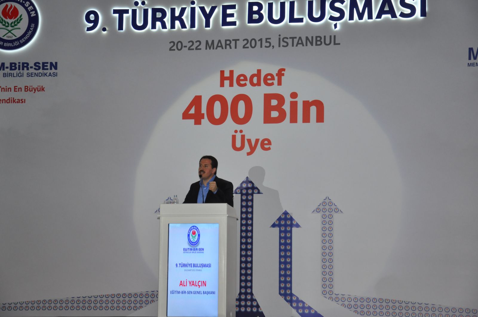 Eğitim Bir Sen ‘400 bin üye hedefi’ ile toplandı