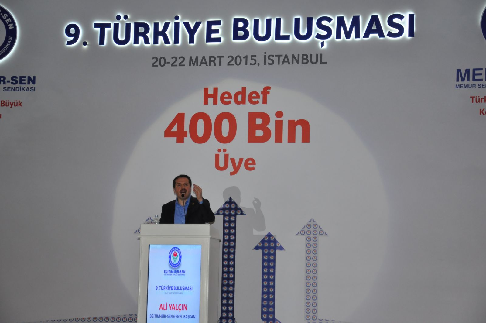 Eğitim Bir Sen ‘400 bin üye hedefi’ ile toplandı