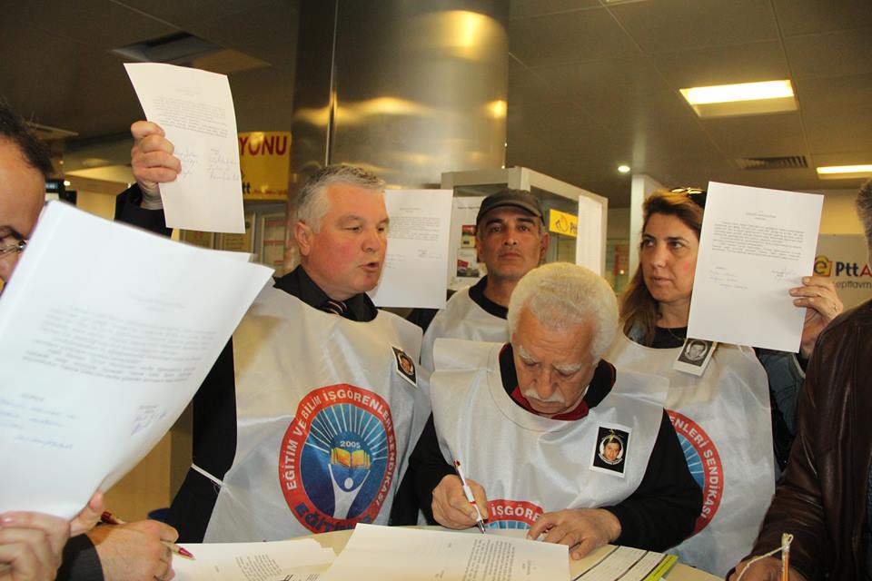 EĞİTİM-İŞ: İLK DERSLERE GİRMEDİK, ALANLARA İNDİK