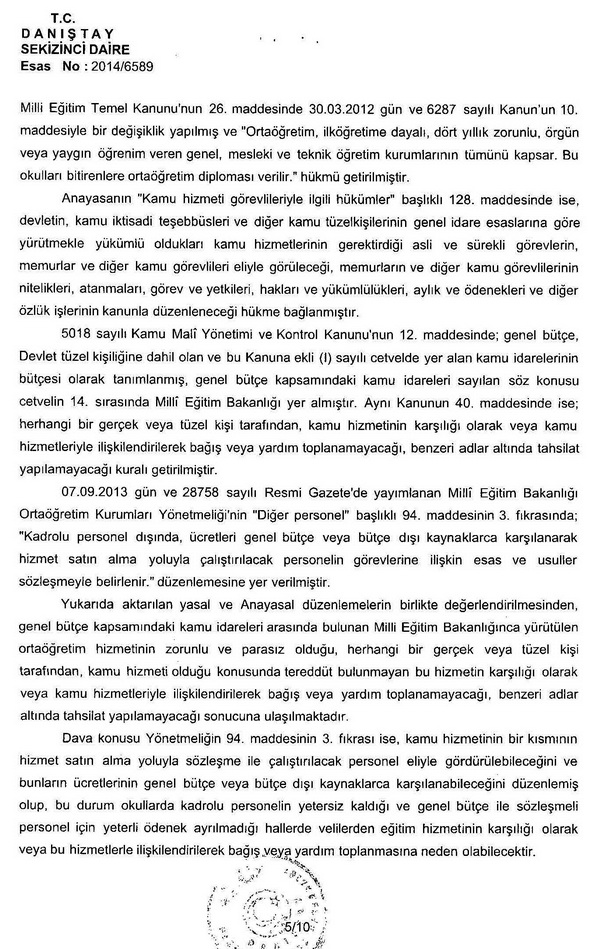 Danıştay: Hizmet satın alma yoluyla personel çalıştırılamamalı