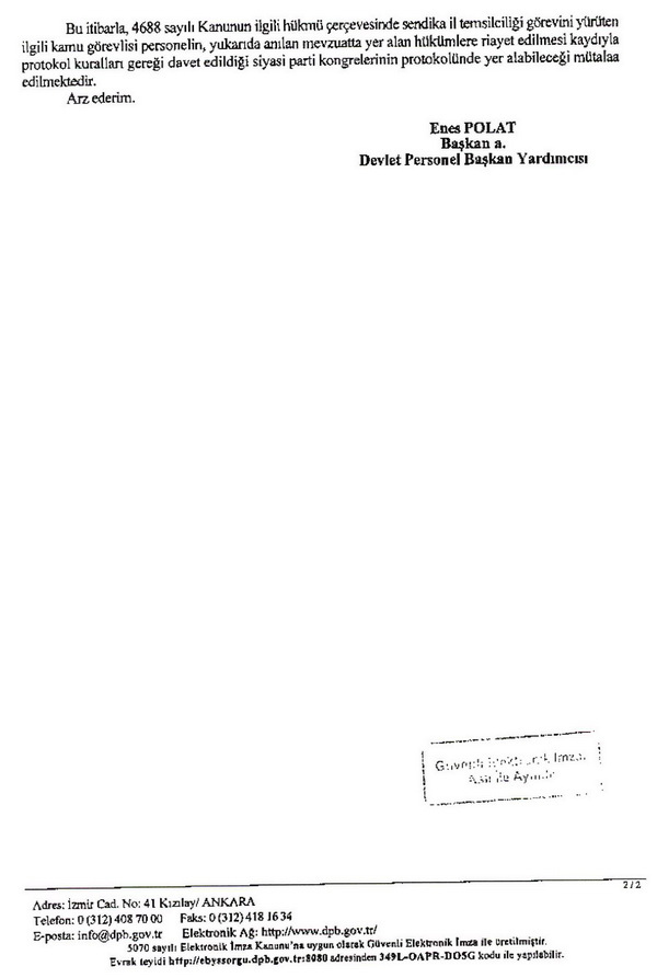 Sendika yöneticileri siyasi parti kongrelerine katılabilir mi?