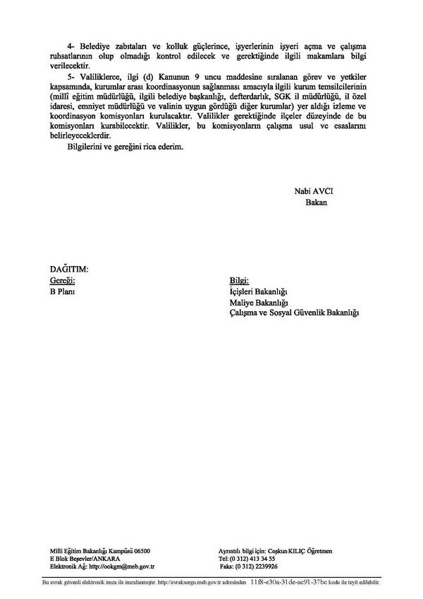 MEB'den izinsiz eğitim ve barınma faaliyeti gösteren yerler genelgesi