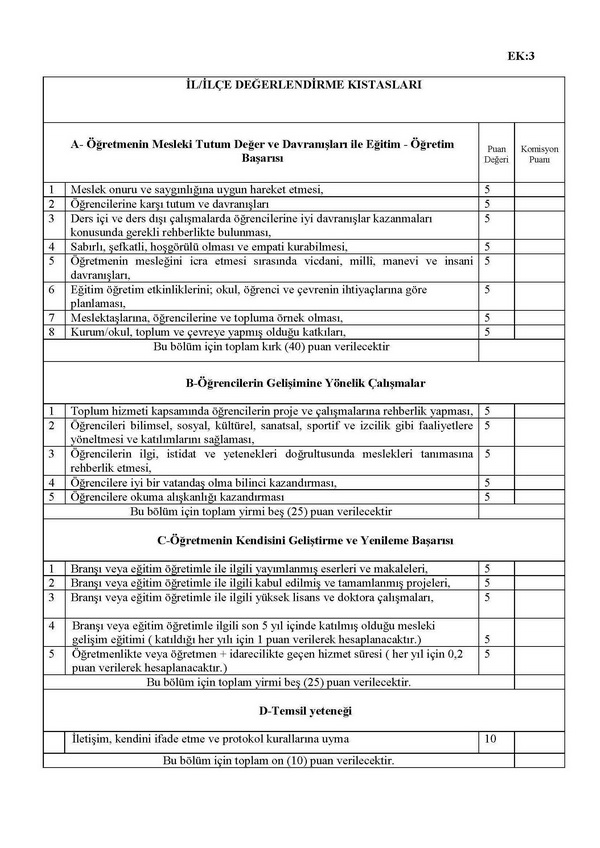 MEB'den öğretmenler günü genelgesi