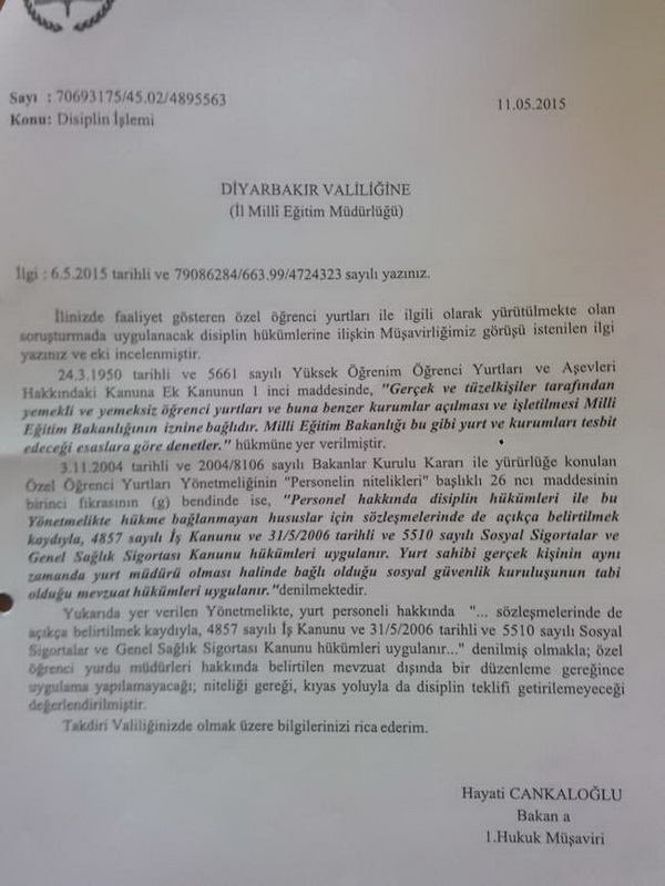 MEB, kıyasen ceza verilemez dedi