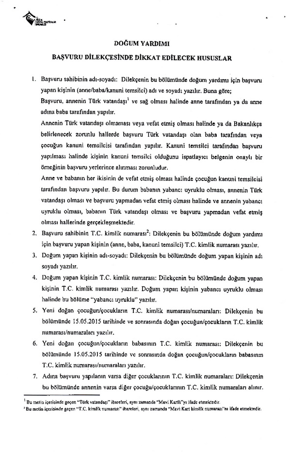 Kamuda doğum yardımı nasıl ödenecek?