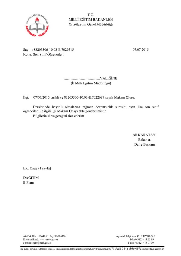 Devamsız öğrencilere sınıf geçme hakkı verildi