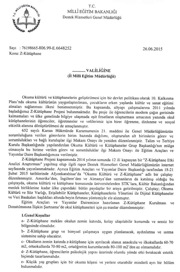 MEB'den müthiş proje Z-Kütüphane