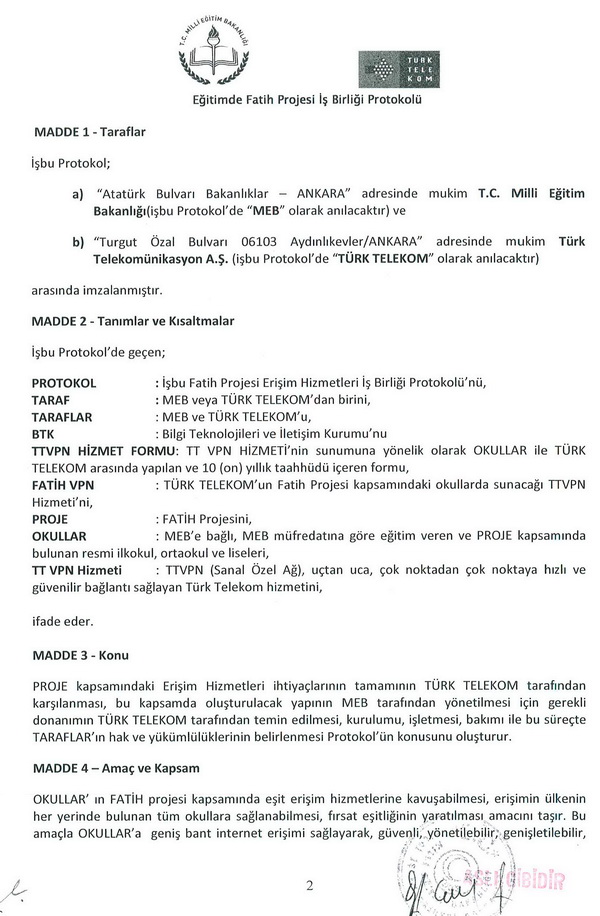 ADSL faturalarını MEB toptan ödeyecek