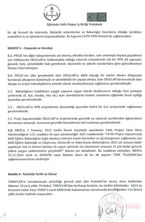 ADSL faturalarını MEB toptan ödeyecek